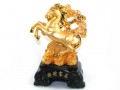 Golden Horse of Success with Money Tree