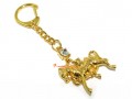 Golden Windhorse Keychain