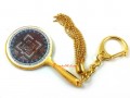 Kalachakra Mandala Mirror Keychain