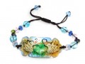 Colorful Liu li Crystal Mandarin Ducks Bracelet