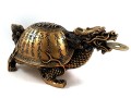 Longevity Feng Shui Dragon Tortoise (brass color)