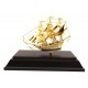 24k Gold Plated Hand-crafted Exquisite Wealth Ship 30gp