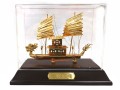 24k Gold Plated Handcrafted Exquisite Wealth Ship 361gp