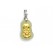 999 Pure Gold Kuan Yin Hetian Jade Pendant