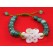 Adjustable Jade Mystic Knot Bracelet