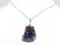 Amethyst Cluster Pendant Necklace