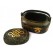 Antiquated Brass Trinket Box with 8 Auspicious Objects