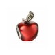 Authentic 925 Sterling Silver Red Enamel Apple Beads Charm