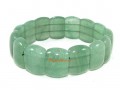 Rectangular Green Aventurine Crystal Bracelet