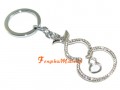 Family Pack 4 Pieces - Bejeweled Double Wu Lou Keychain for Health Luck