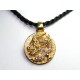 Golden Bejeweled Dragon for Success Pendant