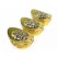 Bejeweled Exquisite Gold Ingots with Dragon and Phoenix (3x)