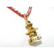 Bejeweled Five Element Pagoda Pendant (Gold)