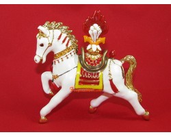 Bejeweled Wind Horse Carrying Flaming Jewel