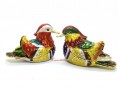 Bejeweled Mandarin Ducks to Enhance Love Luck