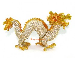 Bejeweled Wish-Fulfilling Feng Shui Dragon
