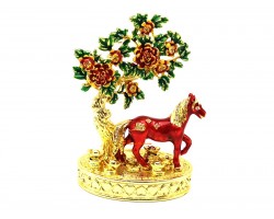 Bejewelled Peach Blossom - Horse