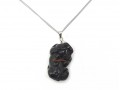Black Obsidian Pi Yao Pendant