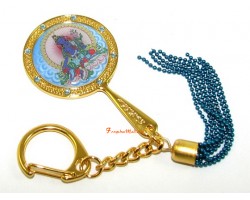 Blue Tara Mirror Keychain