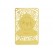 Bodhisattva for Dog & Boar (Amitabha) Printed on a Card in Gold