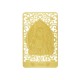 Bodhisattva for Rooster (Acala) Printed on a Card in Gold