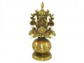 Brass Eight Auspicious Objects Statue