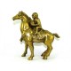 Brass Feng Shui Monkey on Horse (L)