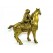 Brass Feng Shui Monkey on Horse (L)