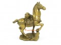 Brass Horse with Ingot (S)