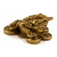 Brass Money Frog on Bed of Coins