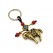 Brass Monkey on Horse Keychain