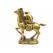 Brass Monkey With Stamp on Horse