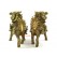 Brass Pair of Majestic Guardian Chi Lin