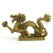 Brass Pair of Celestial Dragon and Phoenix