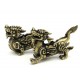 Brass Pair of Mini Feng Shui Pi Yao