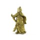 Brass Standing Kwan Kung with Knife