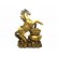 Brass Victory Horse with Wealth Pot