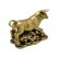 Bronze Good Fortune Ox on Bed of Treasure