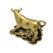 Bronze Good Fortune Ox on Bed of Treasure