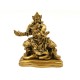 Bronze Seated Kwan Kung Statue with Knife
