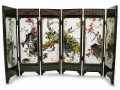 Chinese Mini Folding Screens - Birds and Flowers