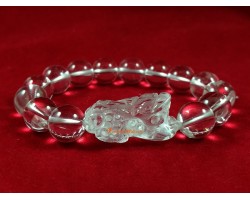 Clear Quartz Crystal Piyao Bracelet