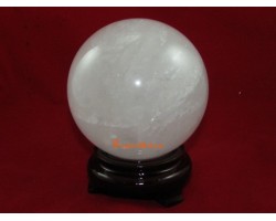 Clear Quartz Sphere Crystal Healing Ball Marble Feng Shui Reiki Divination 3/4" 