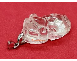 Clear Quartz Pig Crystal Pendant
