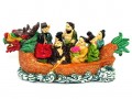 Colorful Eight Immortals On Boat (s)
