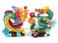 Colorful Pair of Dragon and Phoenix