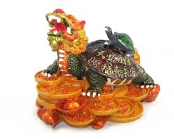 Colorful Feng Shui Dragon Tortoise