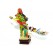 Colorful Kwan Kung Holding Dragon Sword