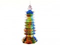 Colorful Liuli 9 Level Pagoda