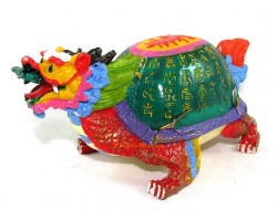 Longevity Feng Shui Dragon Tortoise (colorful)